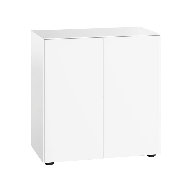 Piure - Nex Pur Box Kommode | mit Türen / 80 x 75 x 40 cm / weiß RAL 9016