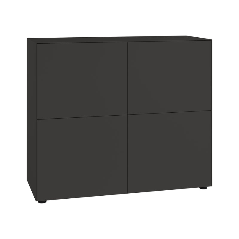 Piure - Nex Pur Box Kommode | Türen / 120 x 100 x 40 cm / graphit
