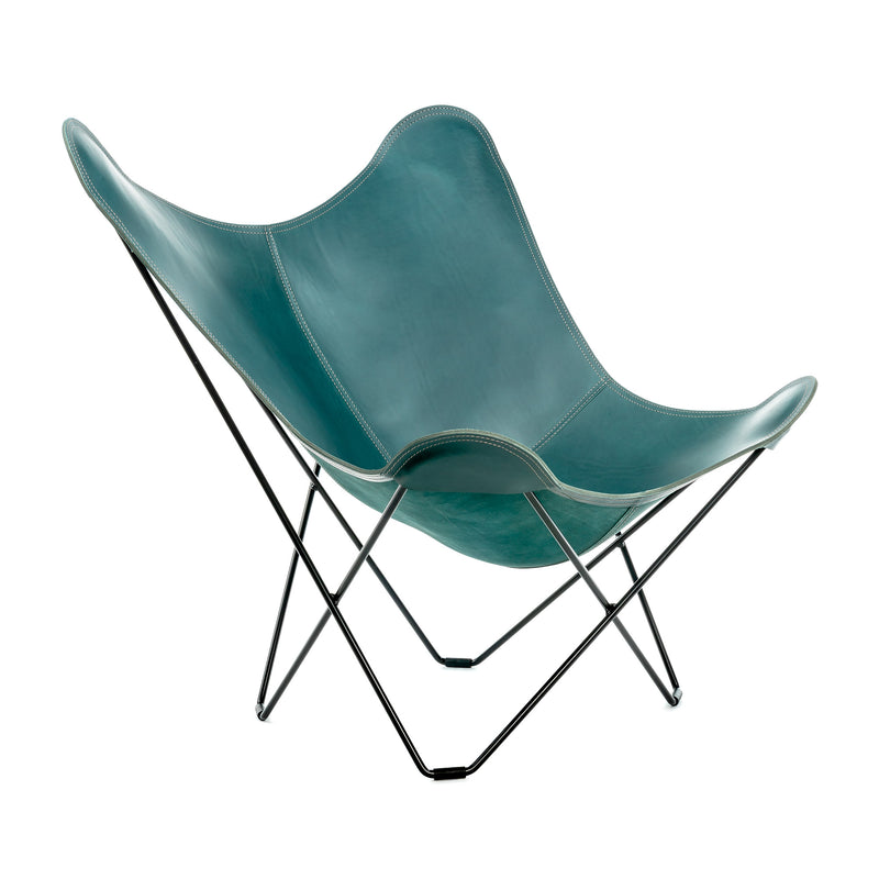 cuero - Pampa Mariposa Butterfly Chair | ocean blue/schwarz