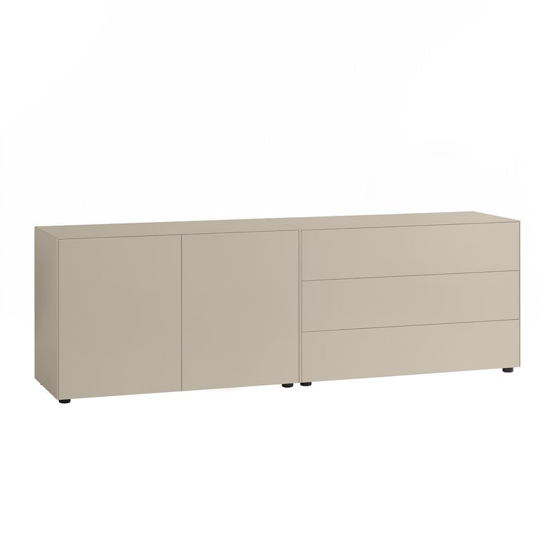 Piure - Nex Pur Box Sideboard-Kombination mit Türen und Schubkästen | silk