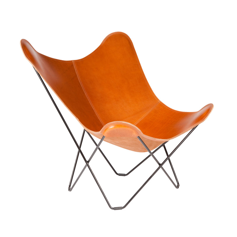 cuero - Pampa Mariposa Butterfly Chair | Polo/schwarz