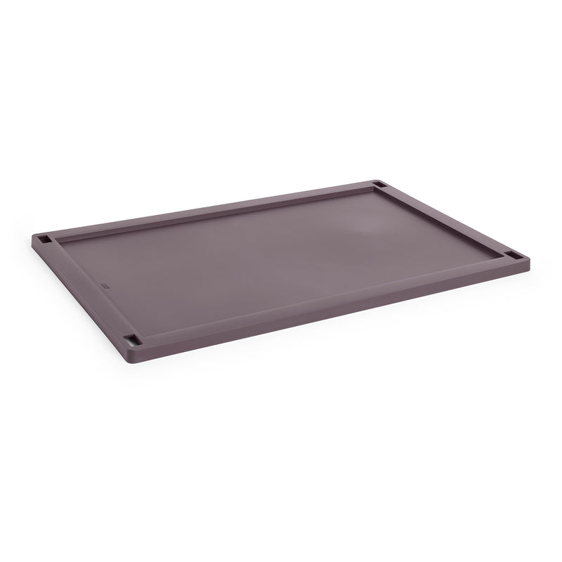HAY - Kunststoffdeckel für Colour Crate | L / bordeaux