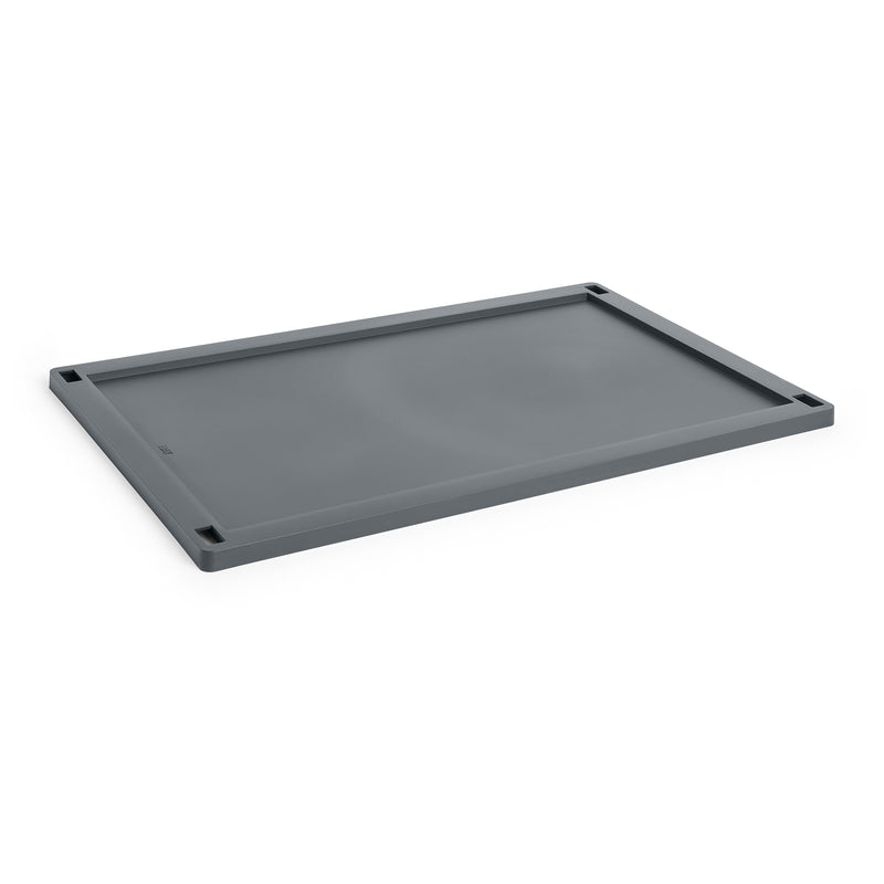 HAY - Kunststoffdeckel für Colour Crate | L / charcoal
