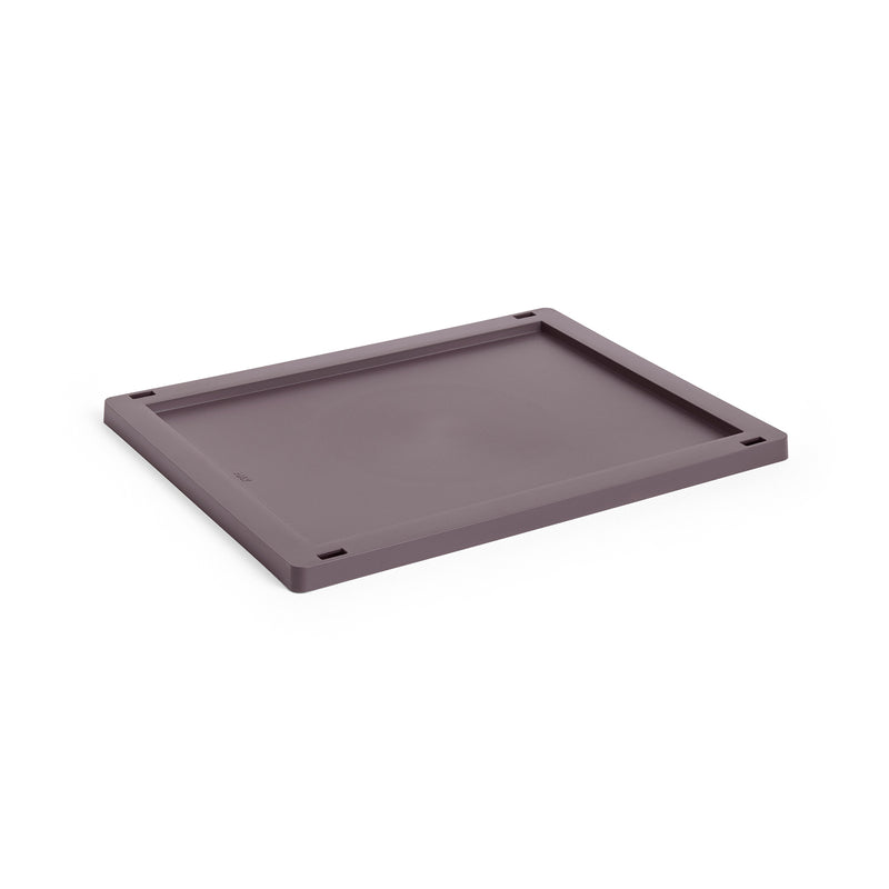 HAY - Kunststoffdeckel für Colour Crate | M / bordeaux