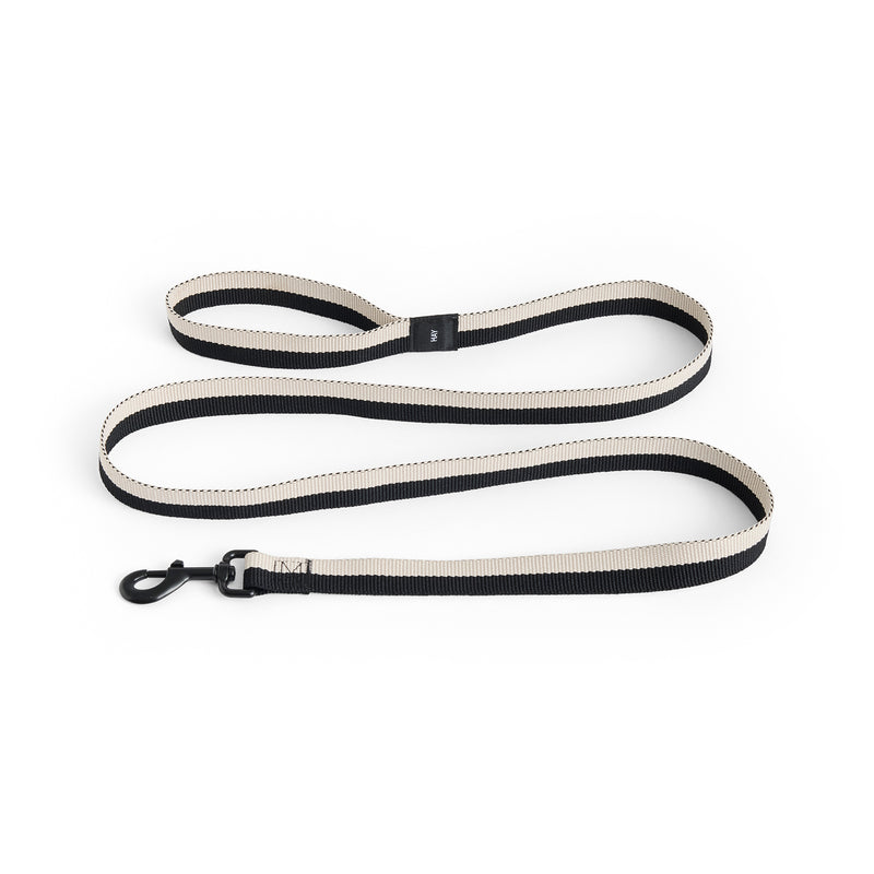 HAY - Dogs Hundeleine | flach / M/L / weiß / schwarz