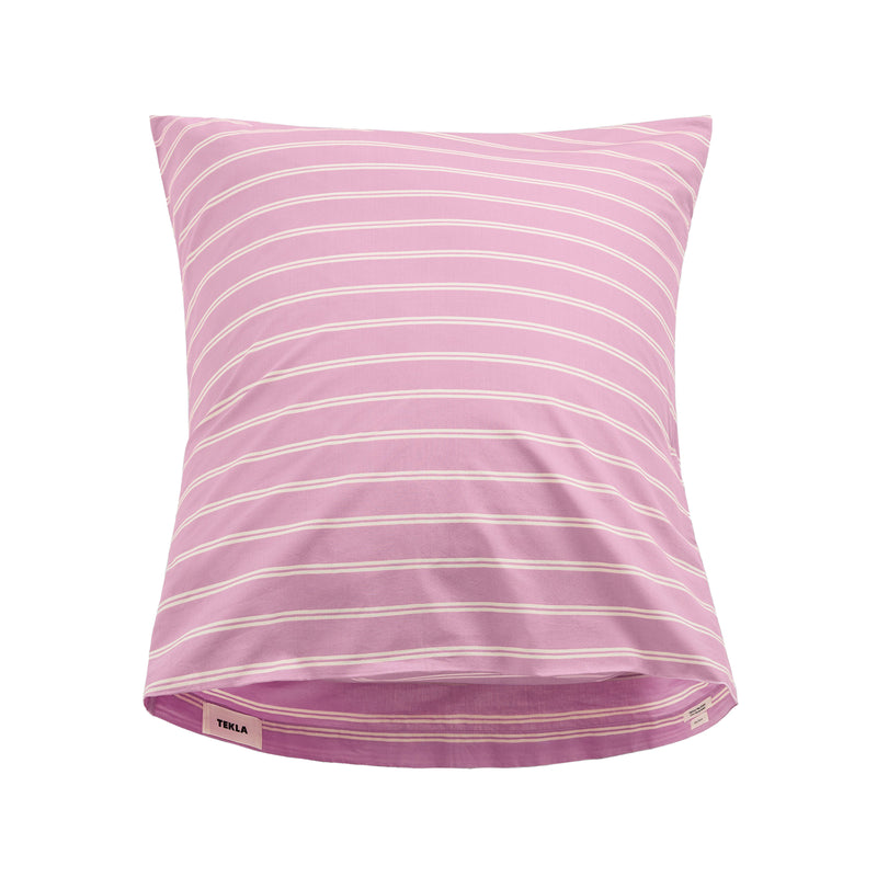 Tekla - Perkal Kissenbezug | 40 x 80 cm / mallow pink stripes, 50 x 70 cm / mallow pink stripes, 60 x 70 cm / mallow pink stripes, 65 x 65 cm / mallow pink stripes, 80 x 80 cm / mallow pink stripes