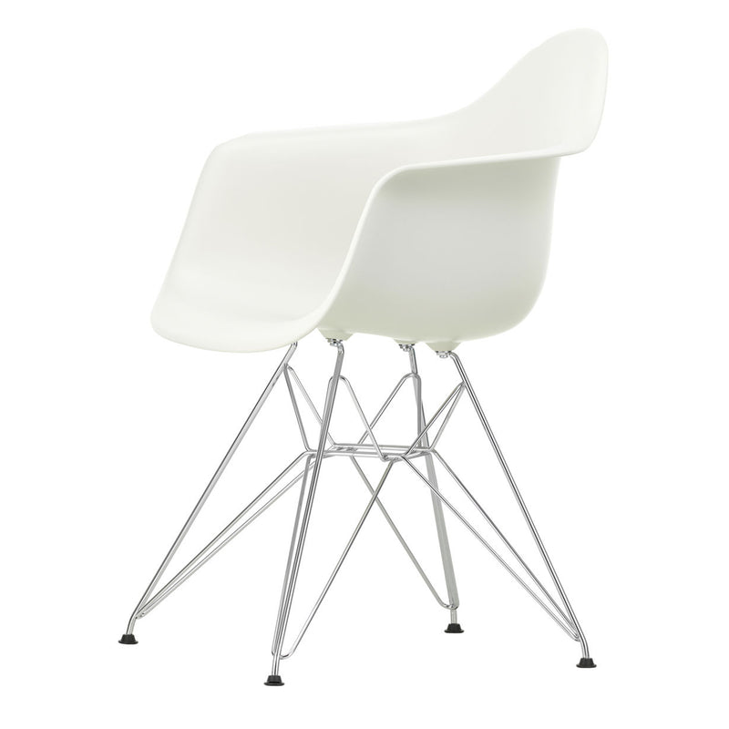 Vitra - Eames Plastic Armchair DAR RE | weiß / verchromt