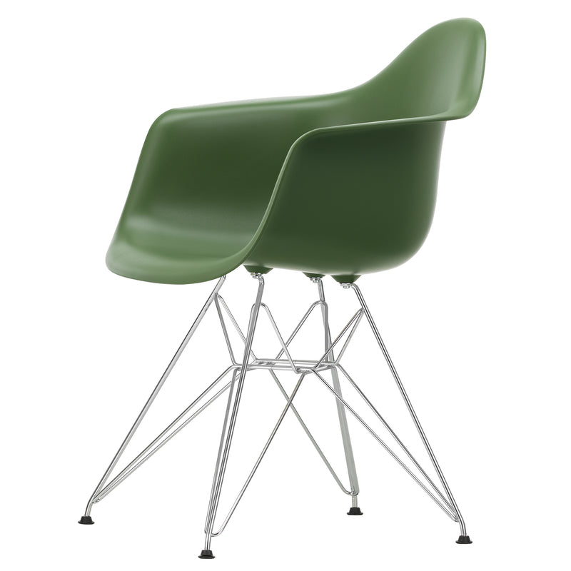 Vitra - Eames Plastic Armchair DAR RE | forest RE / verchromt