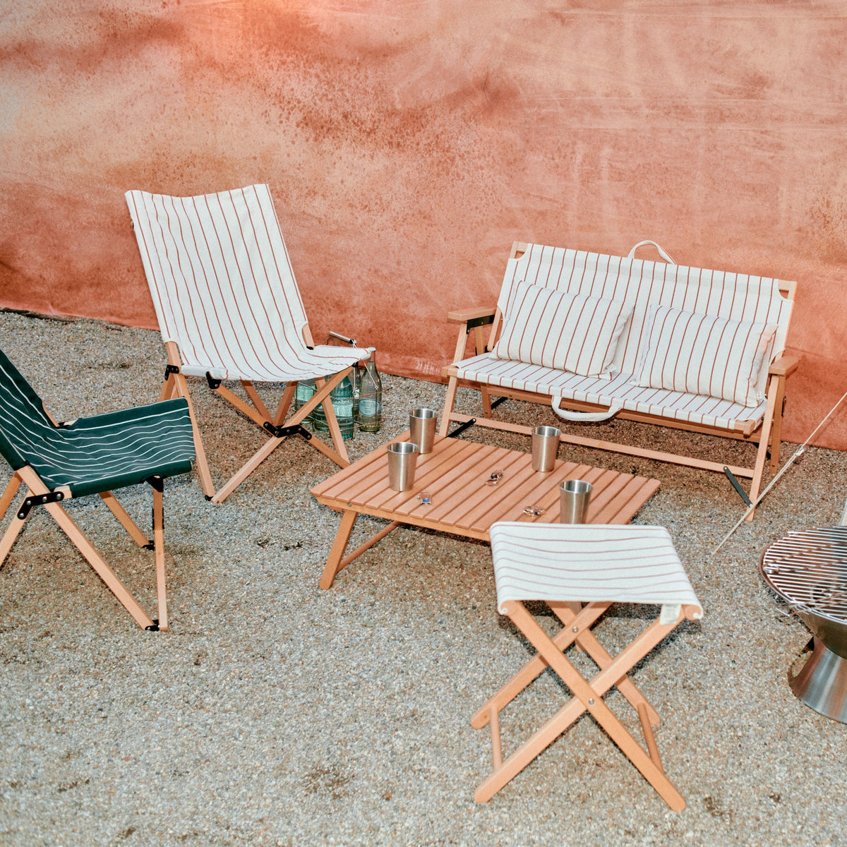 Camping an der Tankstelle