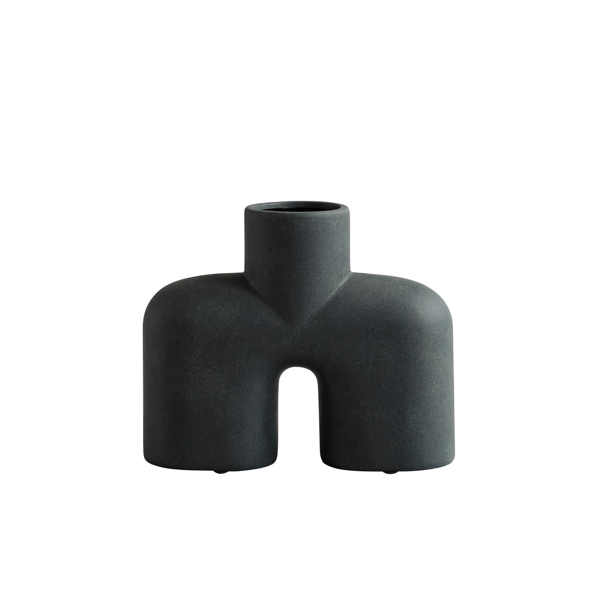 101 Copenhagen - Cobra Vase | medium / schwarz