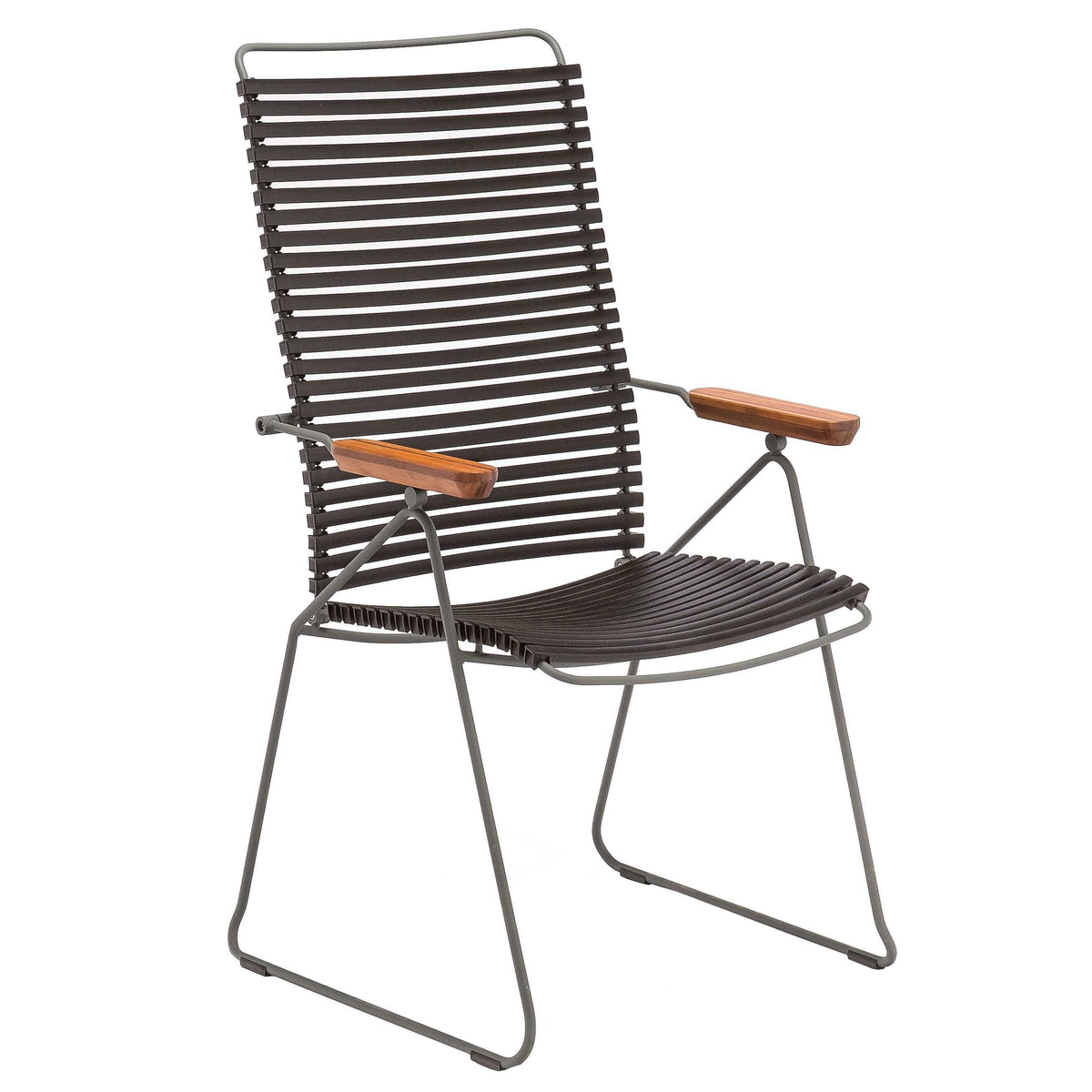 HOUE - CLICK Position Outdoor Armlehnstuhl | schwarz
