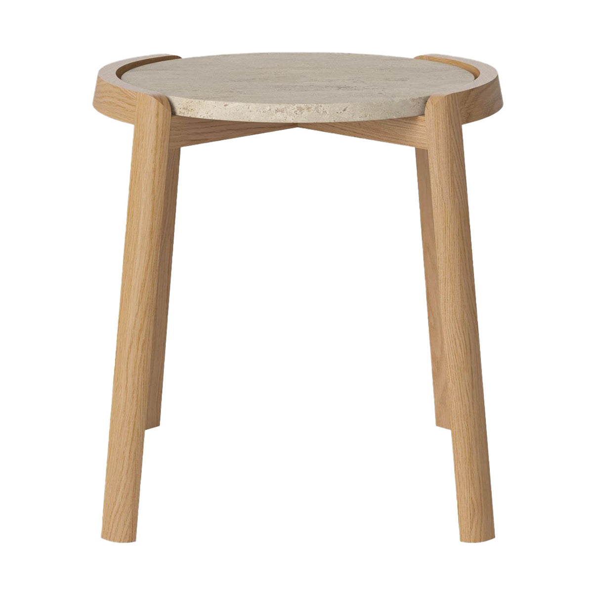 Bolia - Mix Coffee Table | Travertin sand / Ø 46 cm