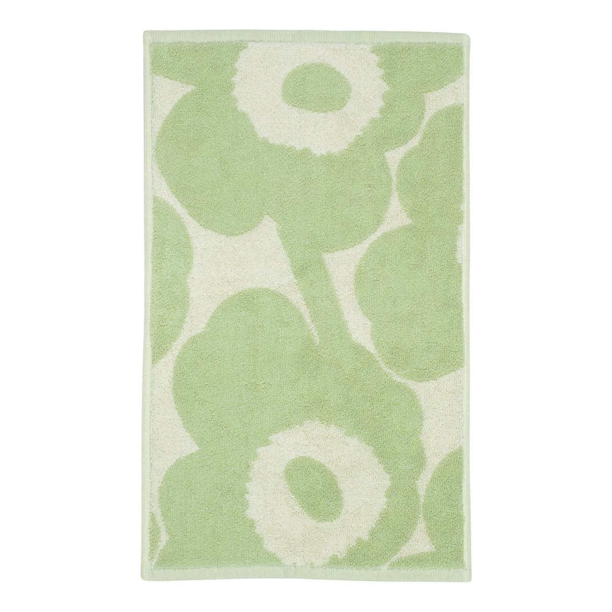 Marimekko - Unikko Gästehandtuch | off-white/sage
