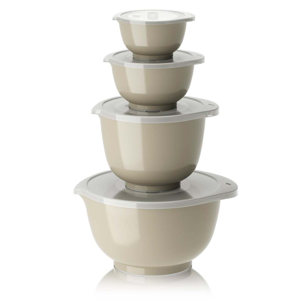 Rosti - Margrethe Rührschüssel-Set | 8er Set / 0,25 l - 3 l / humus