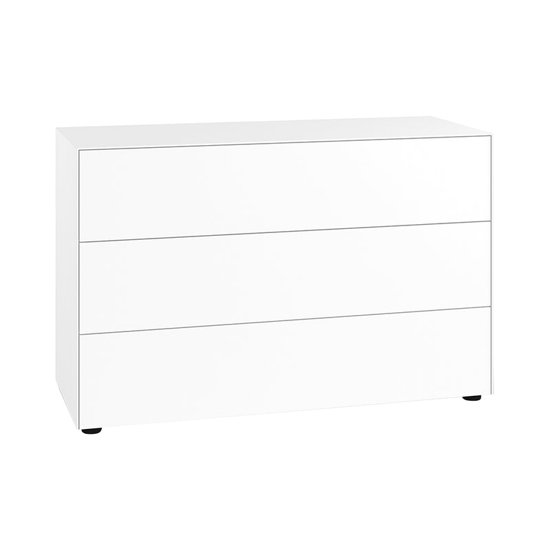 Piure - Nex Pur Box Sideboard | mit Schubkästen / 120 x 75 x 48 cm / weiß RAL 9016