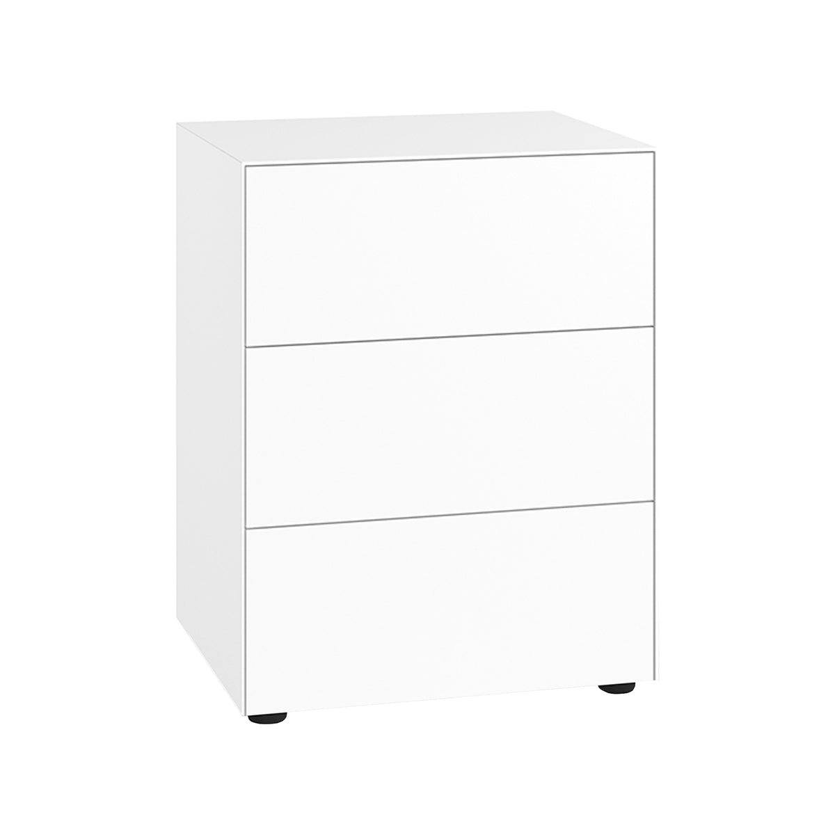 Piure - Nex Pur Box Kommode | mit Schubkästen / 60 x 75 x 48 cm / weiß RAL 9016