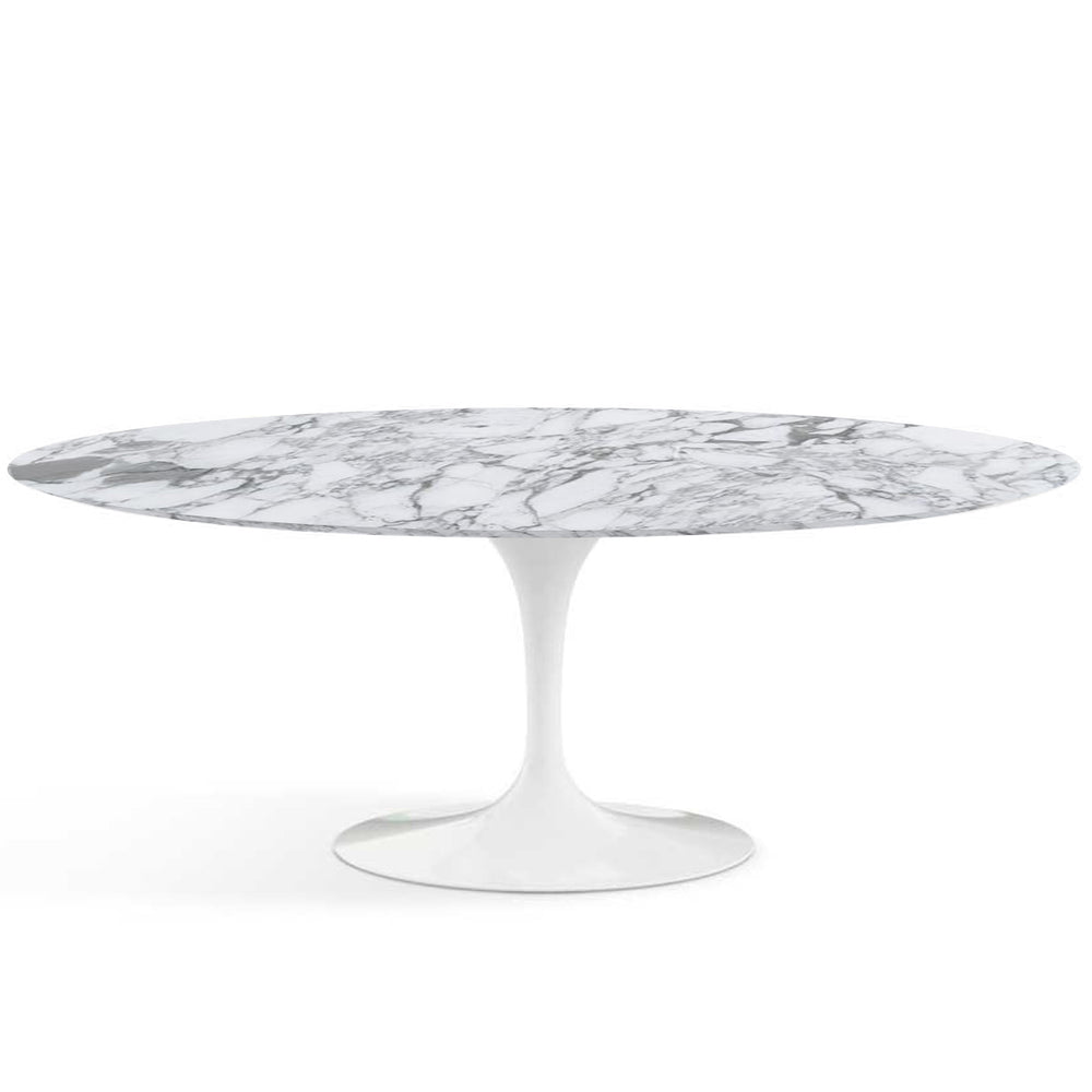 Knoll - Saarinen Tulip Esstisch | Mamor Arabescato / Ø 198 cm