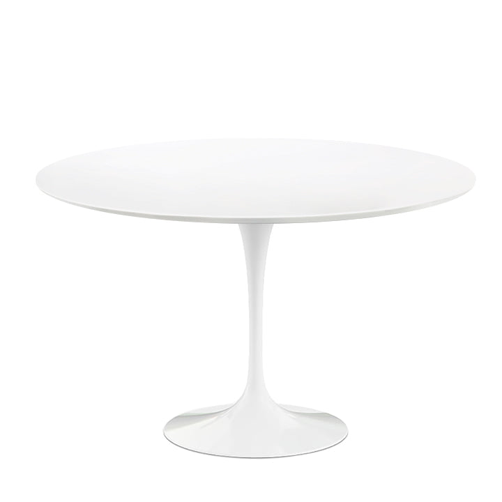 Knoll - Saarinen Tulip Esstisch | Laminat weiß / Ø 152 cm