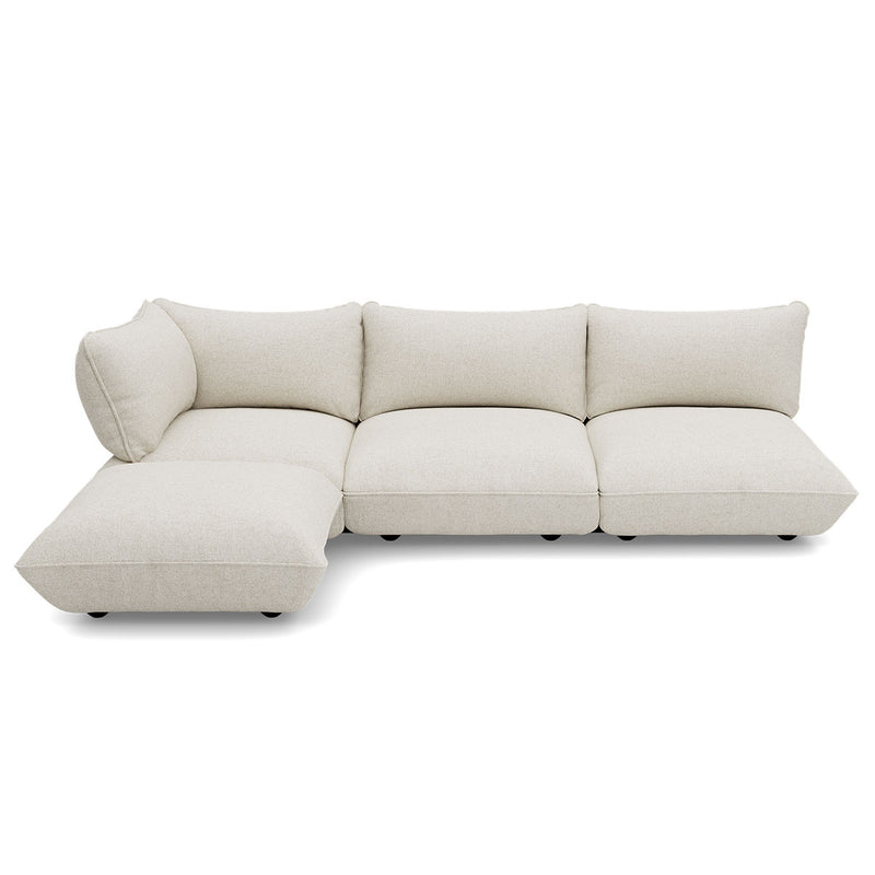 Fatboy - Sumo Ecksofa | links / rechts / creme (Bouclé)
