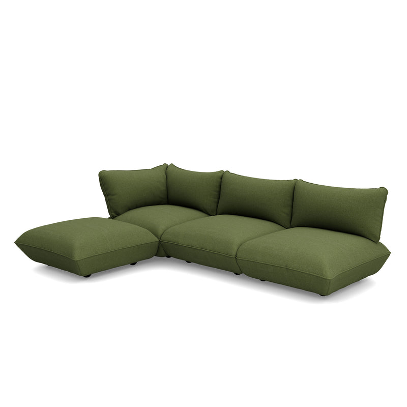 Fatboy - Sumo Ecksofa | links / rechts / leaf green (Bouclé)
