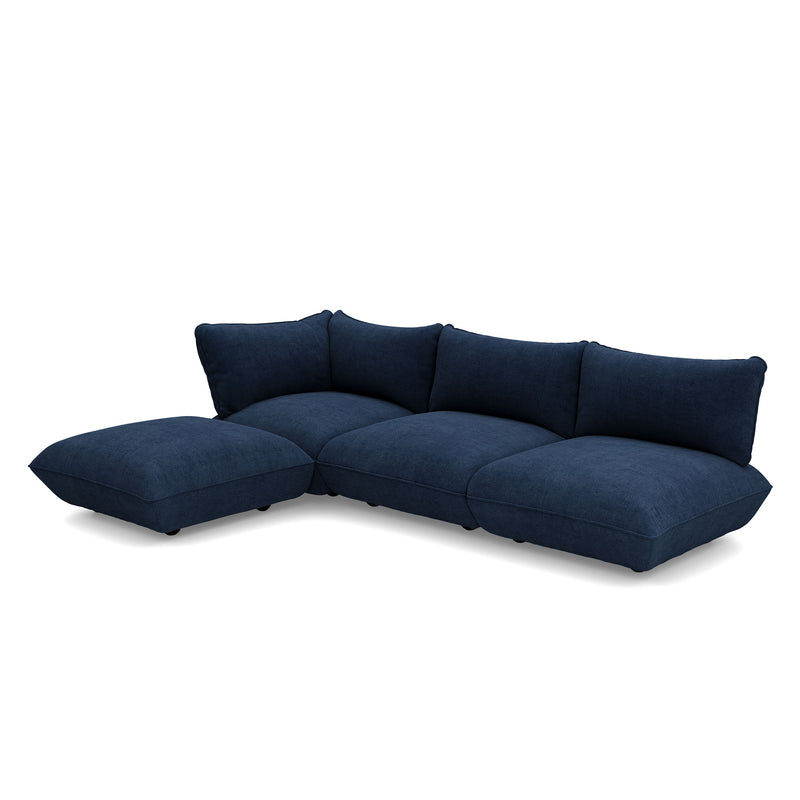 Fatboy - Sumo Ecksofa | links / rechts / deep blue (Cord)