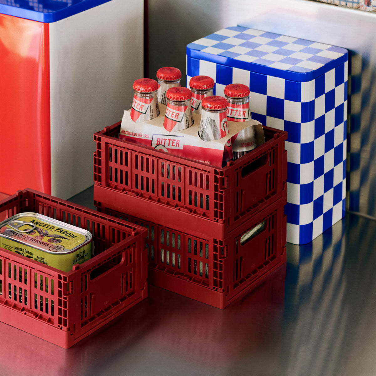 HAY - Colour Crate Korb-Set, burgundy (Exclusive Edition) | S