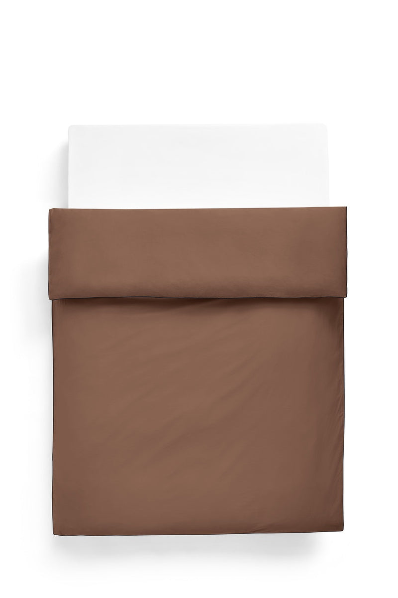 HAY - Outline Bettwäsche | 155 x 220 cm / milk chocolate