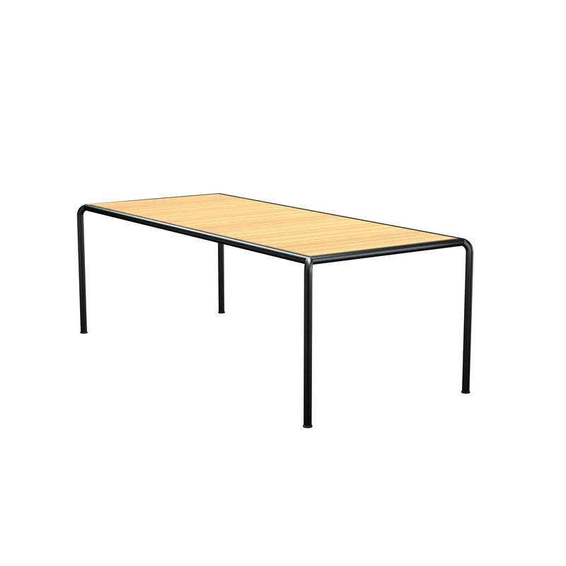 HOUE - AVANTI Outdoor Esstisch | Kiefer / 222 x 98 cm / schwarz