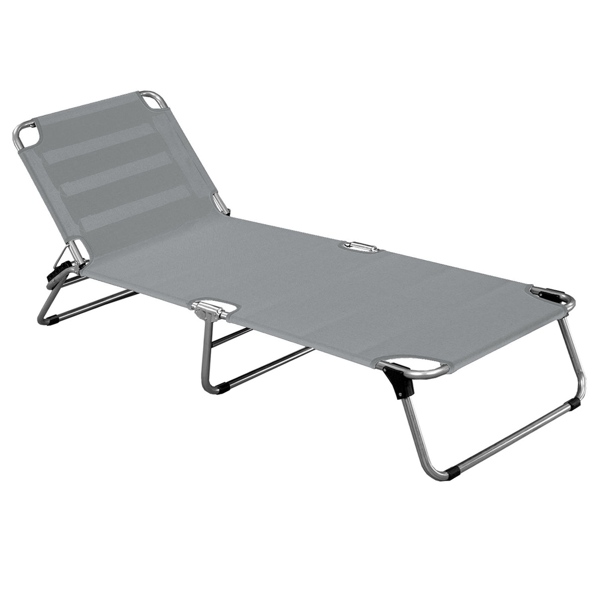 Fiam - Amigo Liege Big | grau / Aluminium