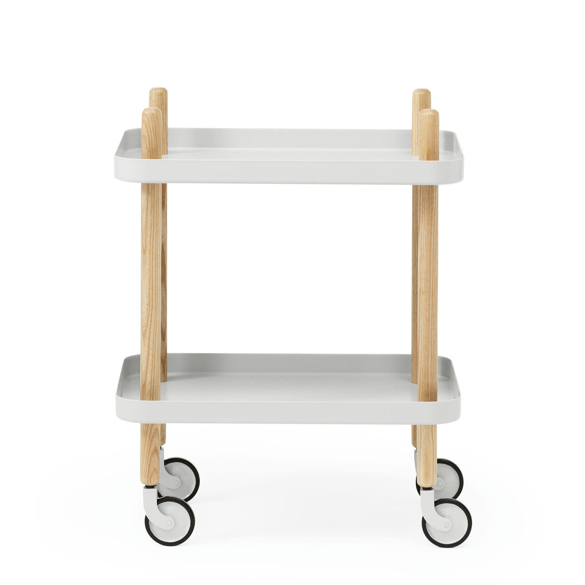 Normann Copenhagen - Block Beistellwagen | Esche/hellgrau