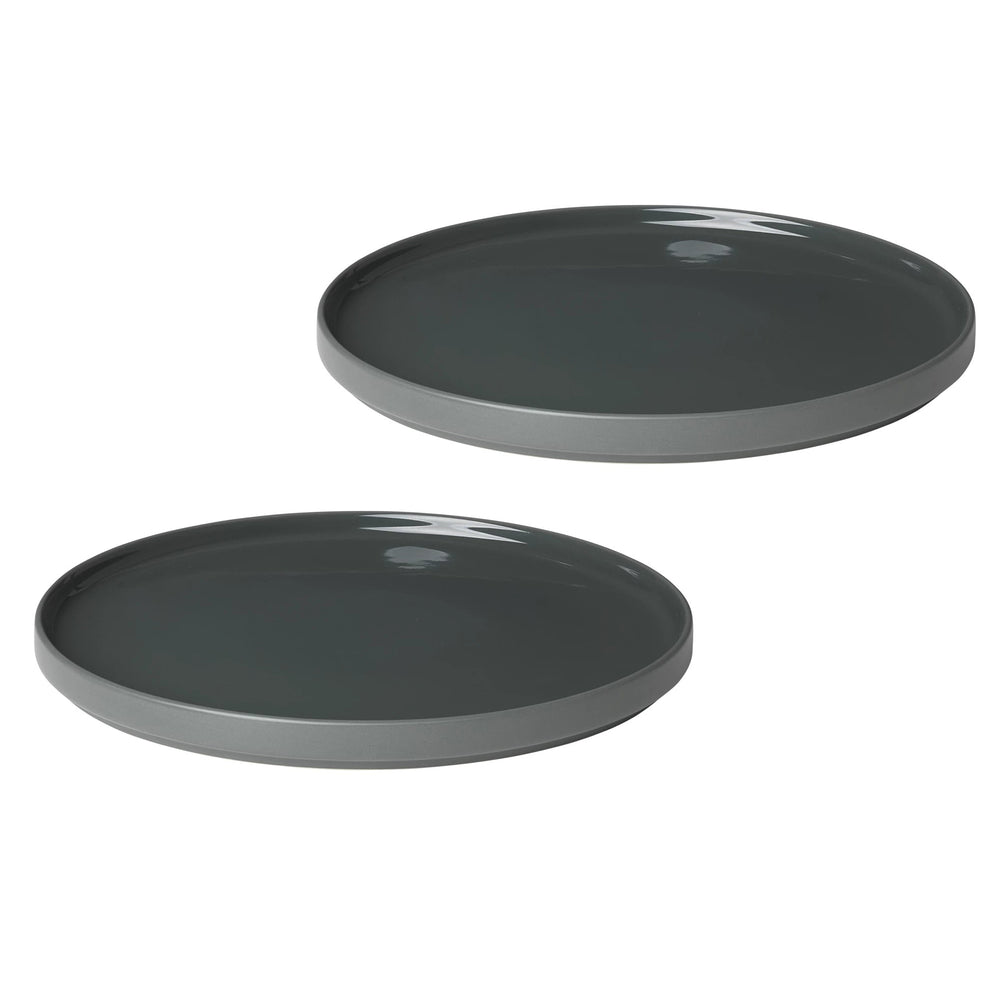 Blomus - Pilar Teller Set | flacher Teller / agave green