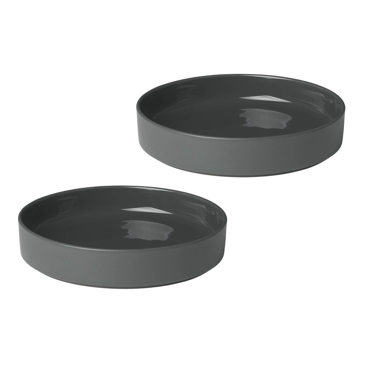 Blomus - Pilar Teller Set | tiefer Teller / agave green