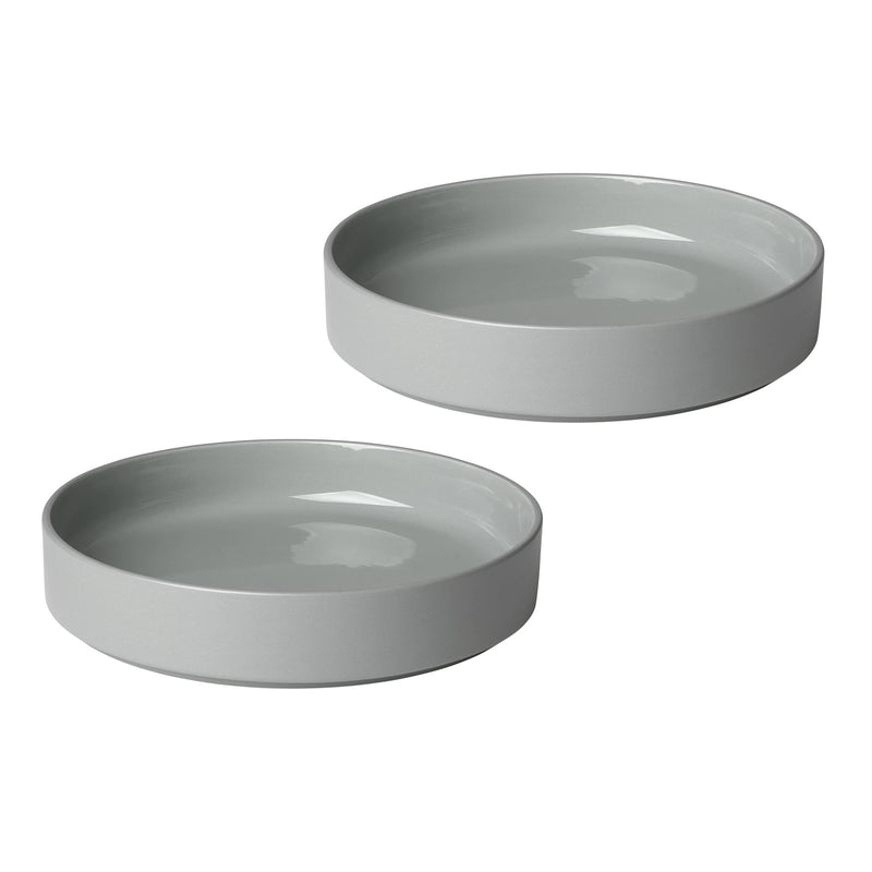 Blomus - Pilar Teller Set | tiefer Teller / mirage grau