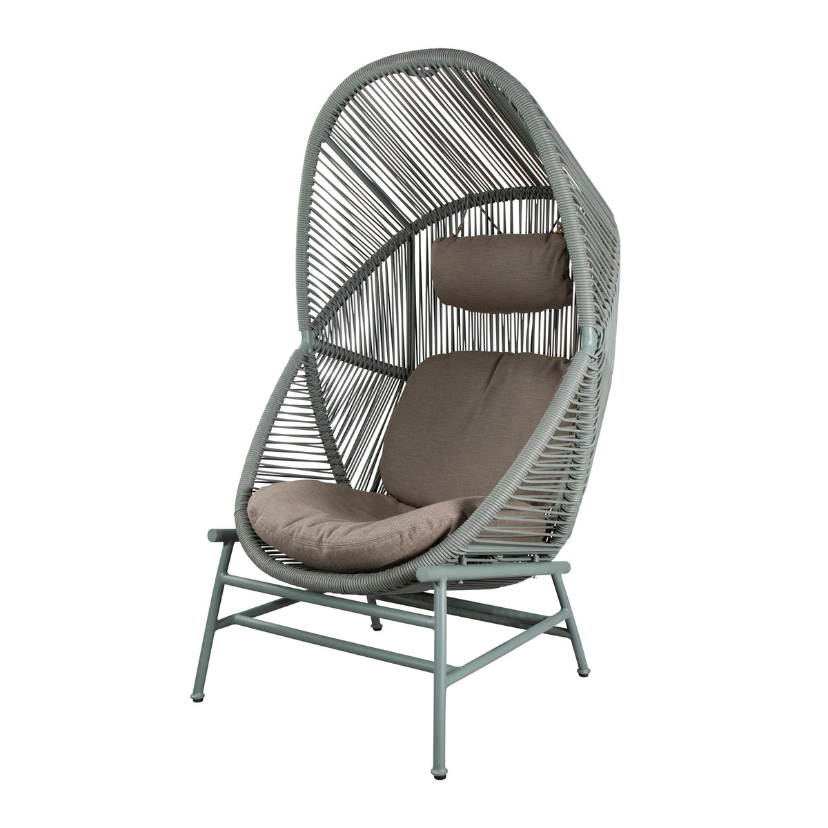 Cane-Line - Hive Sessel Outdoor | dusty green / taupe
