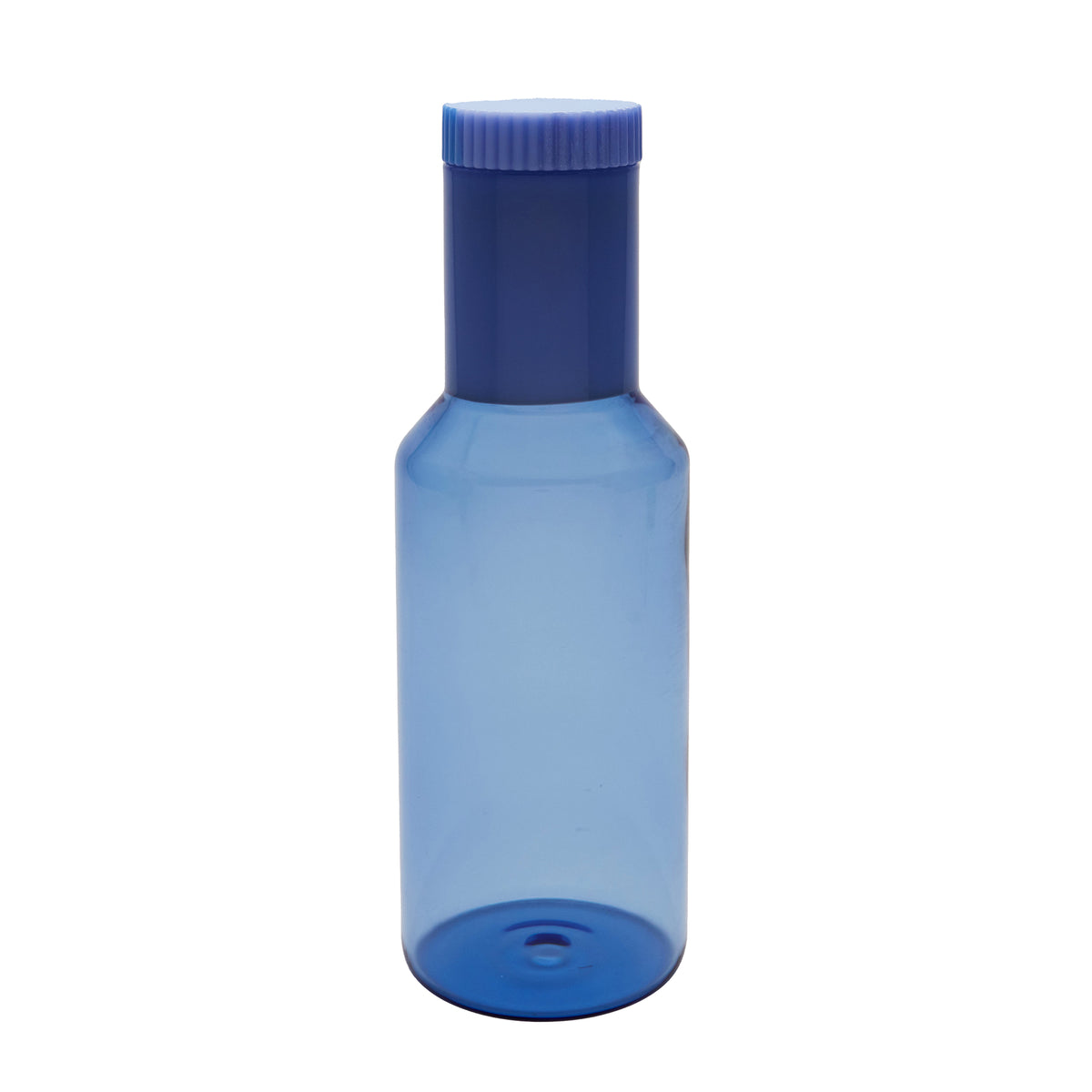 Design Letters - Tube Glaskaraffe | blue/milky blue