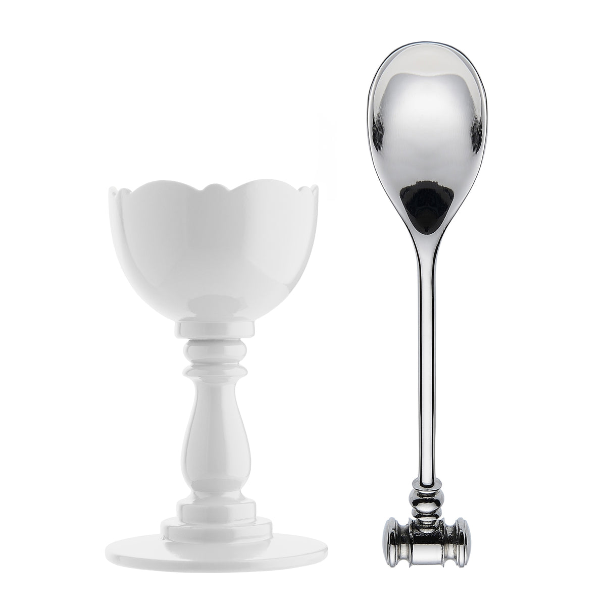 Alessi - Dressed Eierbecher mit Löffel | 