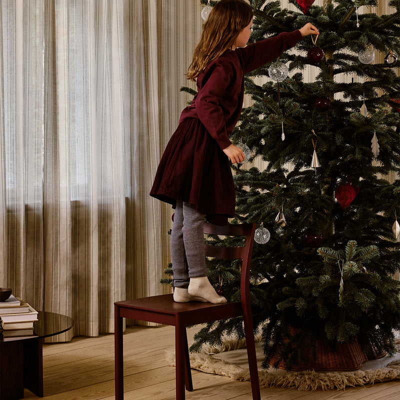 Ferm Living - Flurry Weihnachtskugel, Glas (3er-Set)
