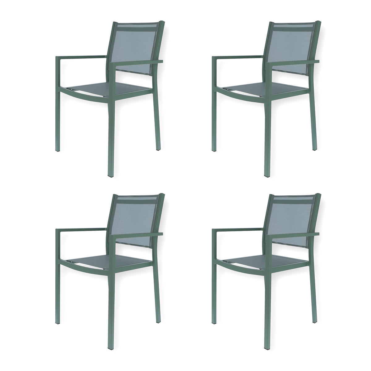 Fiam - Aria Stapelsessel (2er-Set) | salbei
