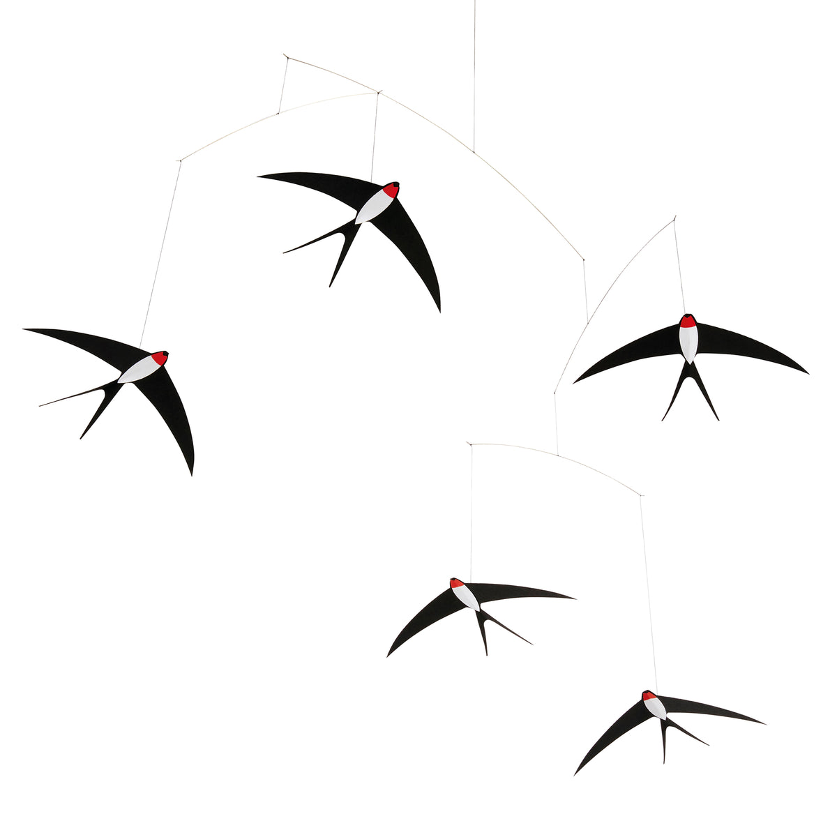 Flensted Mobiles - Flying Swallows Mobile | 5