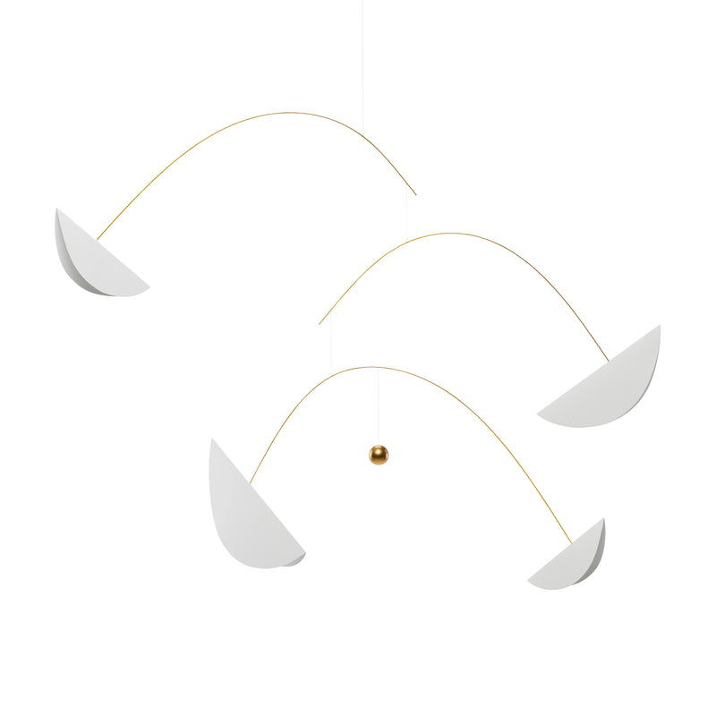Flensted Mobiles - Life &amp; Thread Mobile | weiß/gold