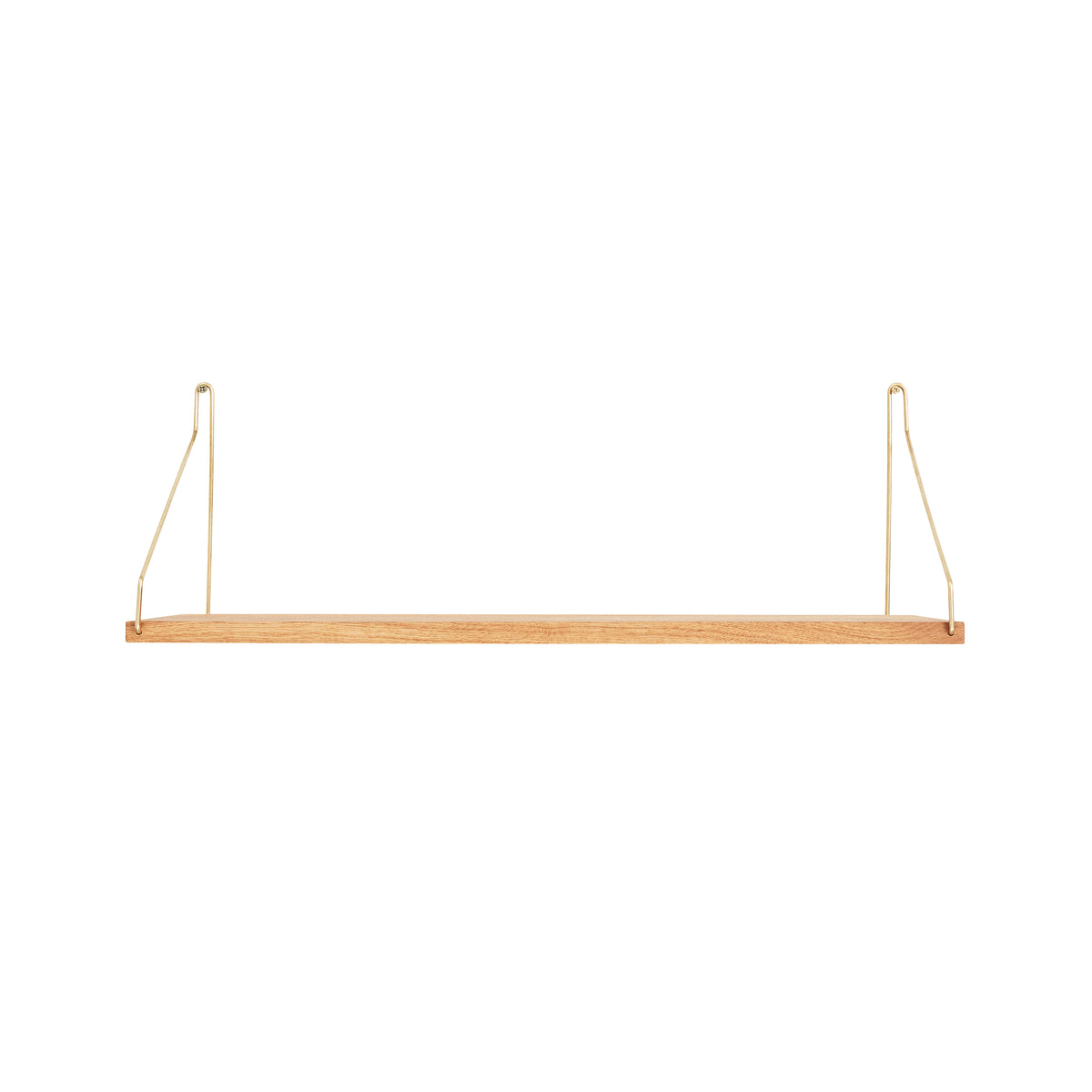 Frama - Shelf Wandregal | 60 x 20 cm / Eiche/Messing