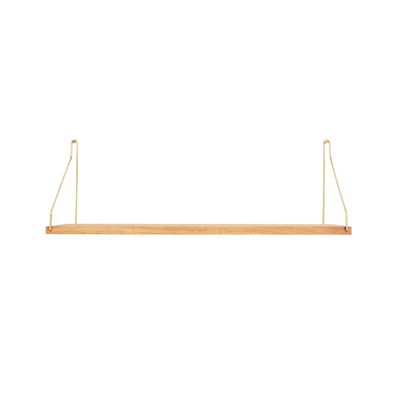 Frama - Shelf Wandregal | 60 x 20 cm / Eiche/Messing