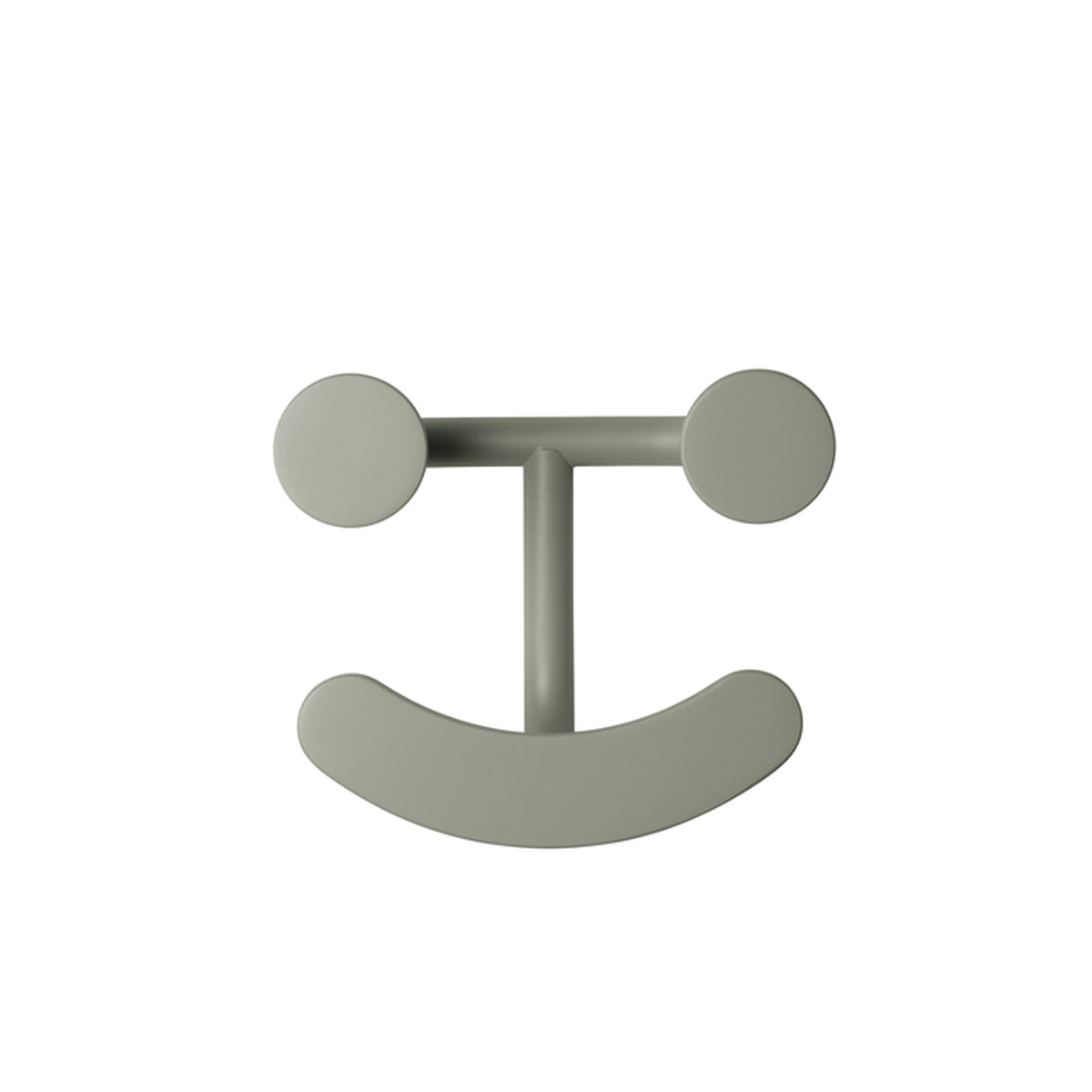 Fritz Hansen - Happy Hook Wandhaken | grüngrau