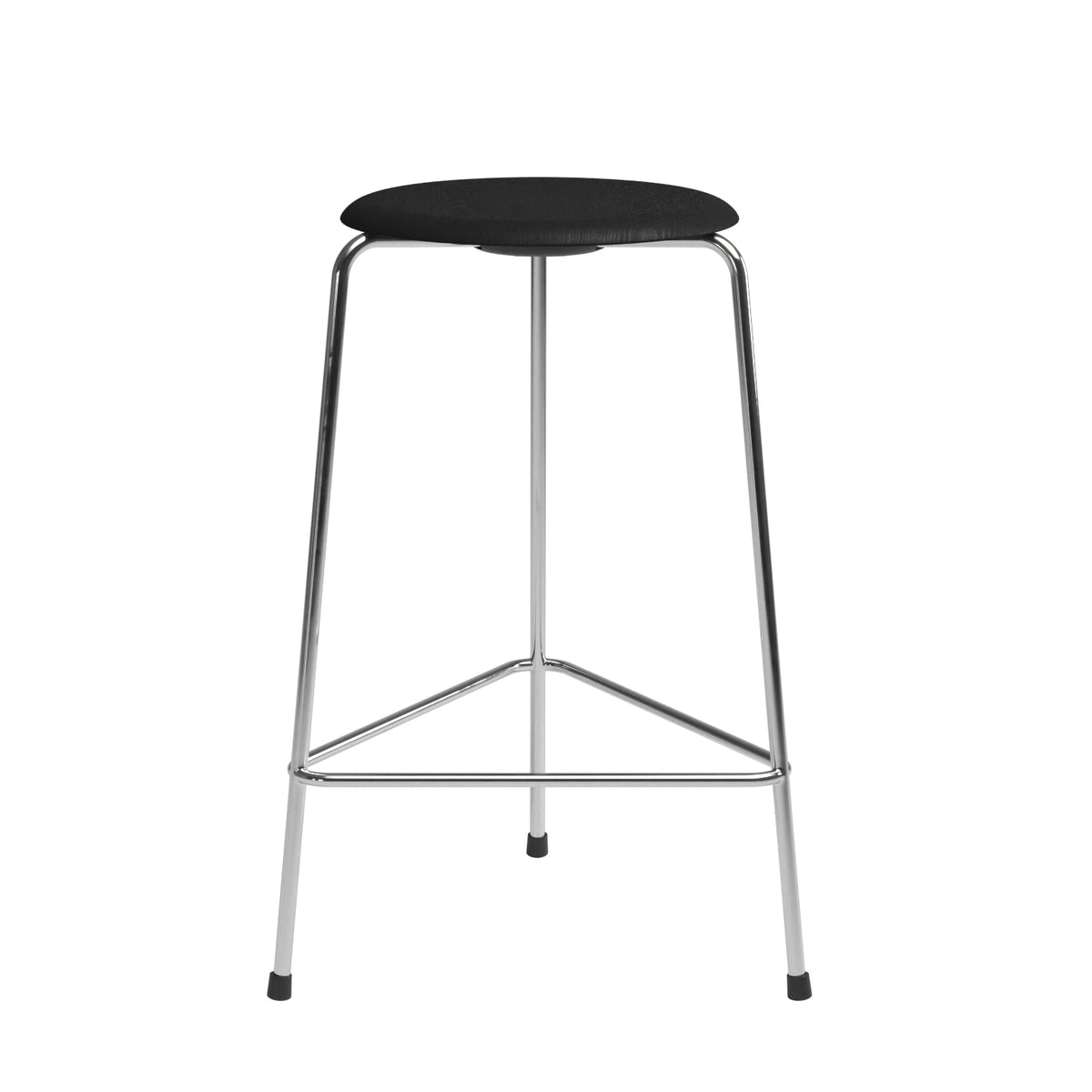 Fritz Hansen - Dot Barhocker | Esche schwarz / H 65 cm / 3 Beine