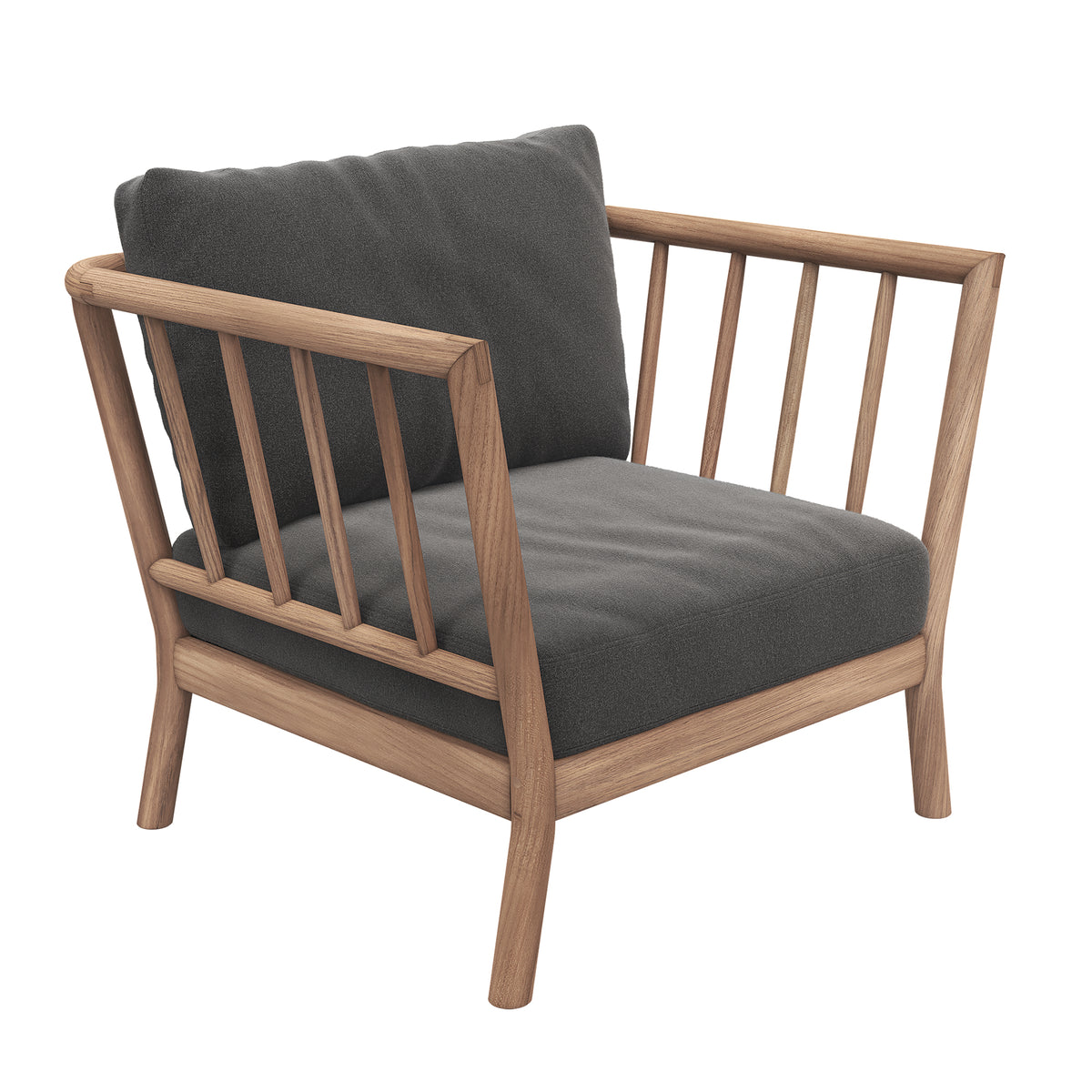 Fritz Hansen - Skagerak Tradition Outdoor Lounge Chair | charcoal