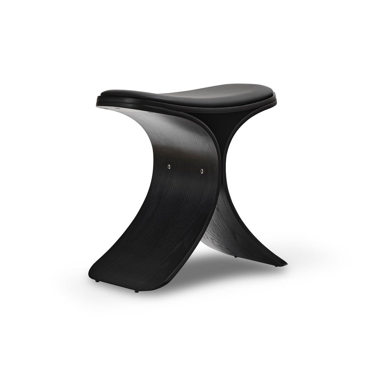 Gejst - Luno Hocker | black oak / black leather