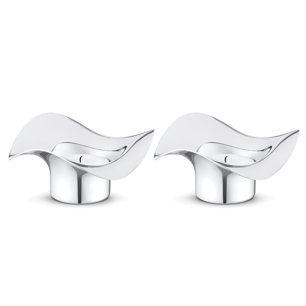 Georg Jensen - Cobra Teelichthalter | silber