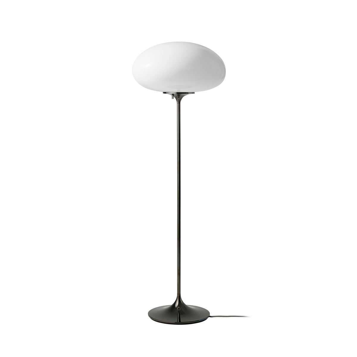 Gubi - Stemlite Stehleuchte | H 110 cm / chrom schwarz
