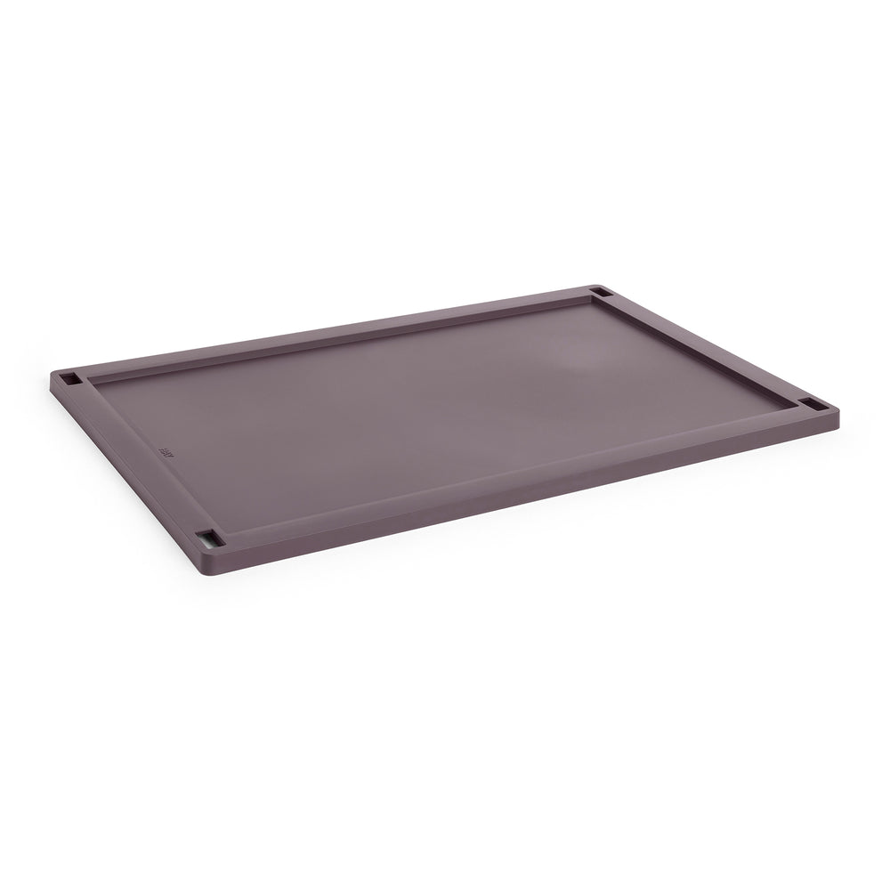 HAY - Kunststoffdeckel für Colour Crate | L / bordeaux