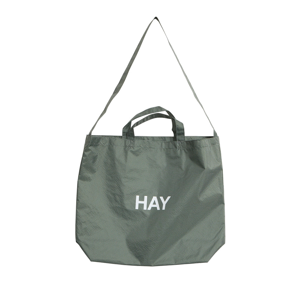 HAY - Grid Crossover Bag | dunkelgrün